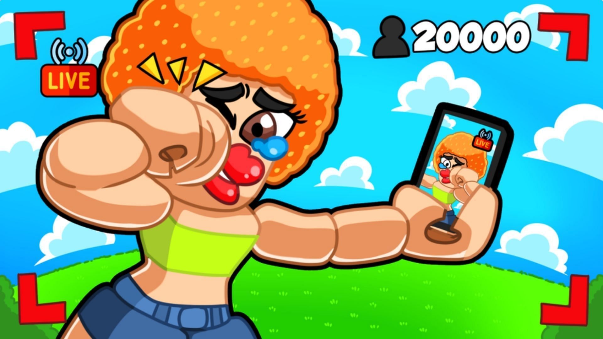Become famous in Viral Simulator (Image via Roblox)